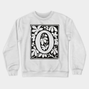 Letter O Crewneck Sweatshirt